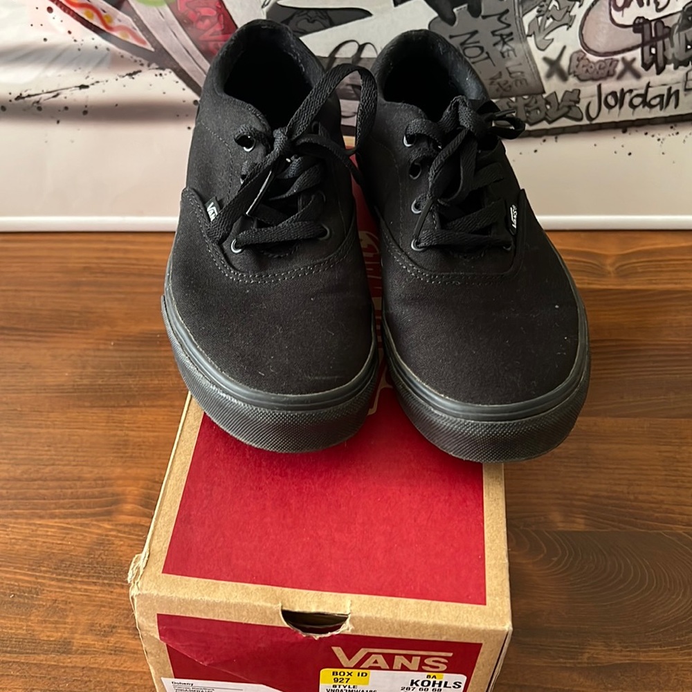 Doheny vans black canvas